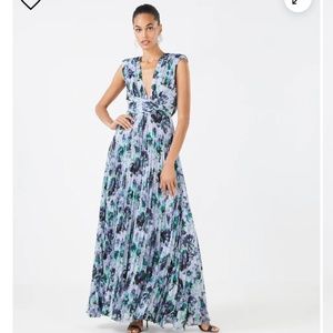 BCBGMAXAZRIA Brigida Pleated Evening Gown